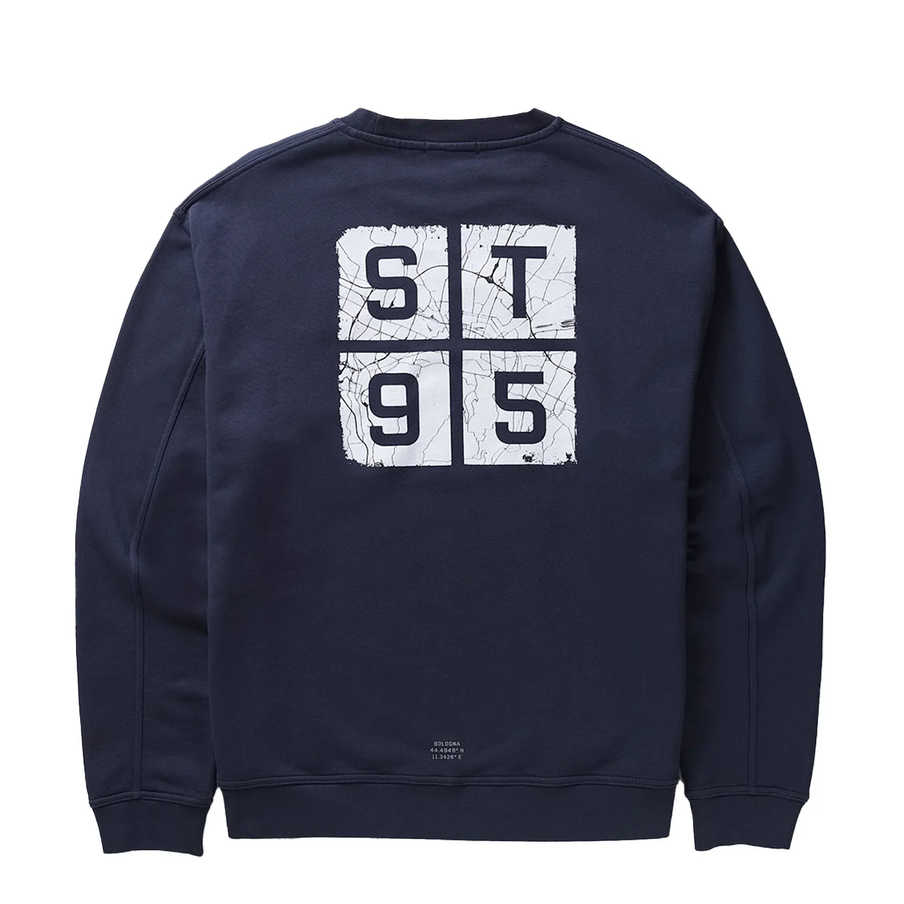 ST95 Ormodeo Crew Sweatshirt Navy - Image 2