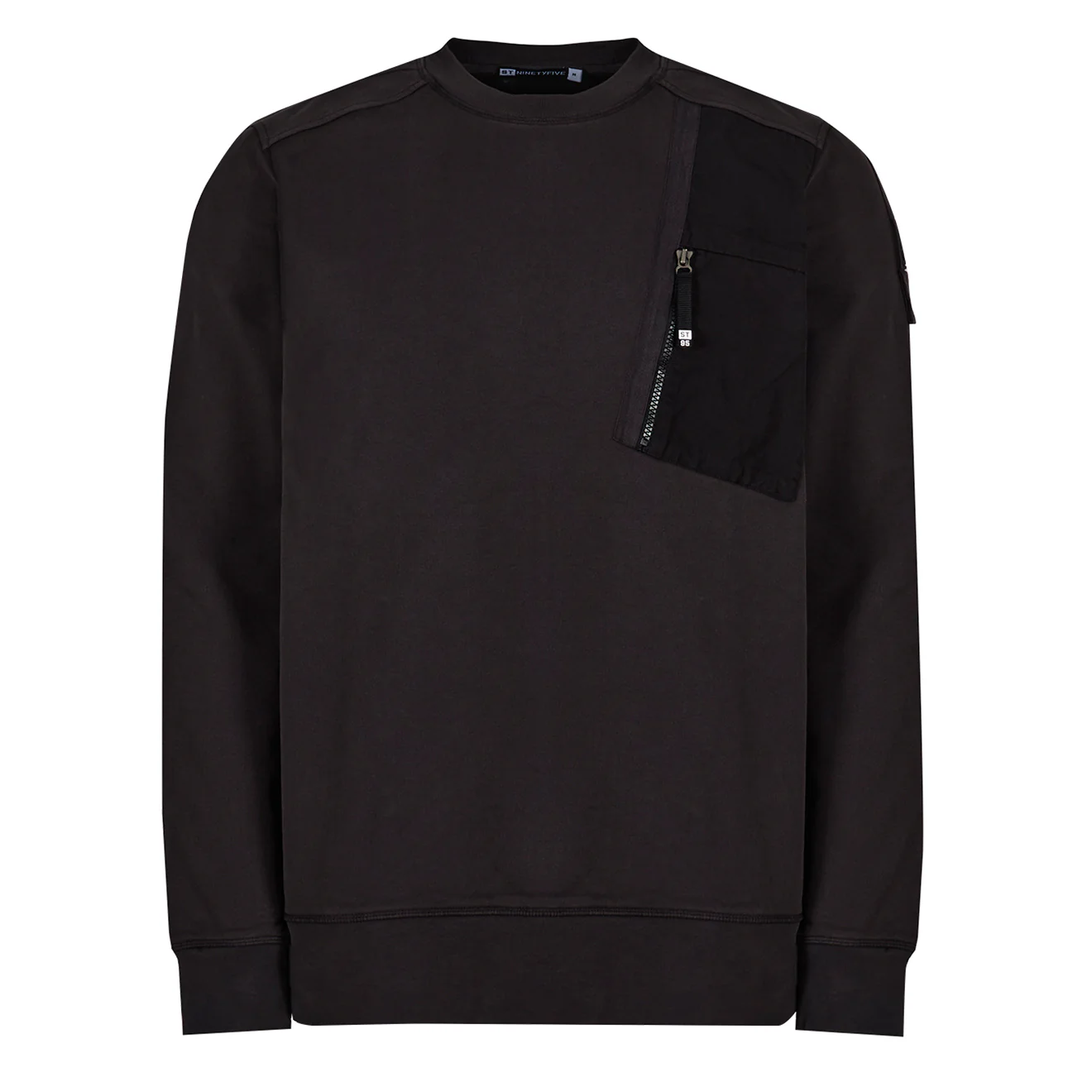 ST95 Pocket Crew Sweat Black