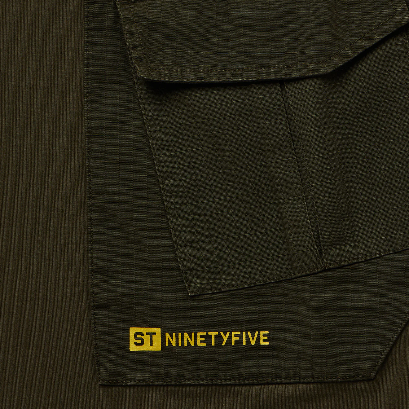 ST95 Pocket Tee Olive - Image 3