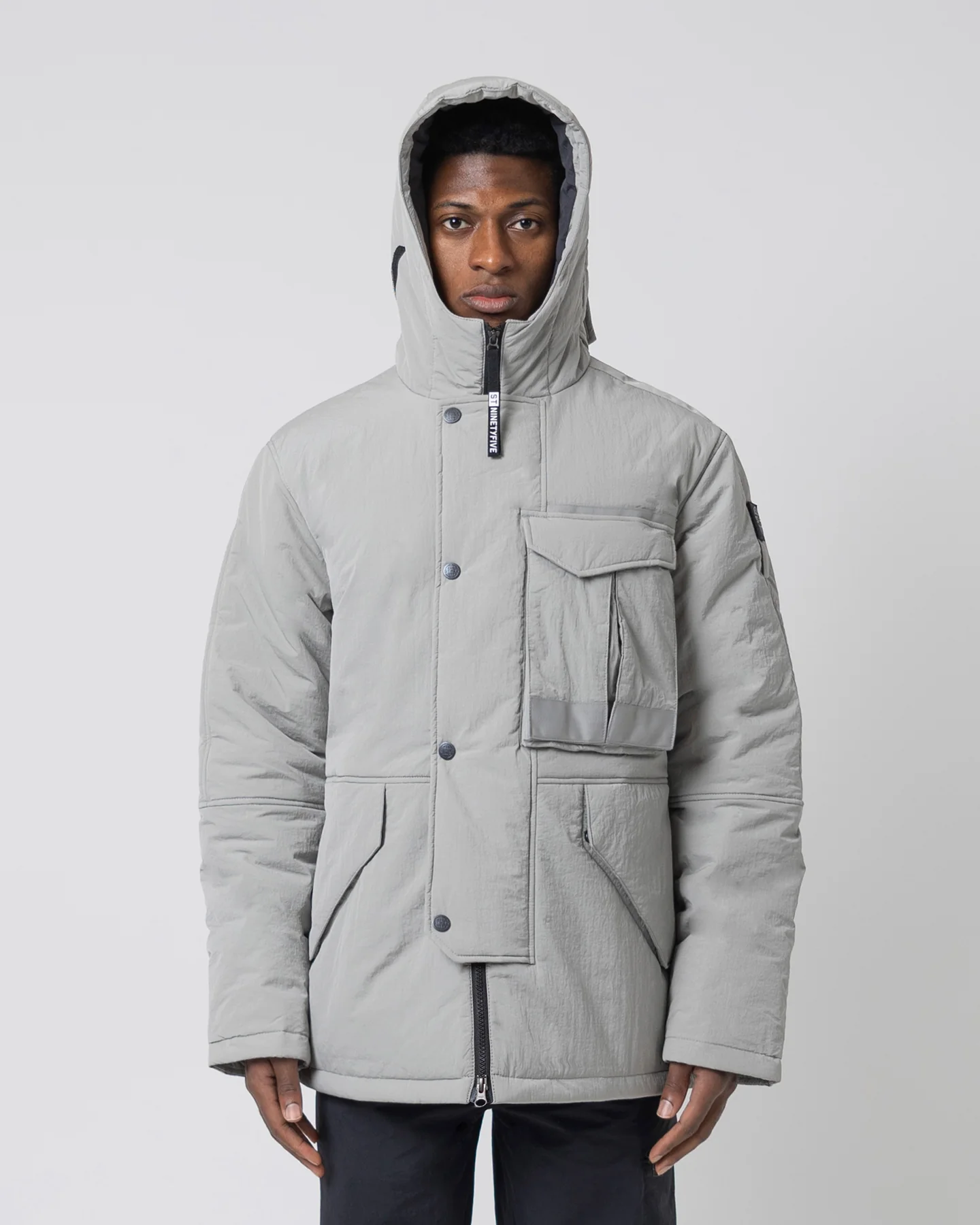 ST95 Proximity Parka Light Grey - Image 5