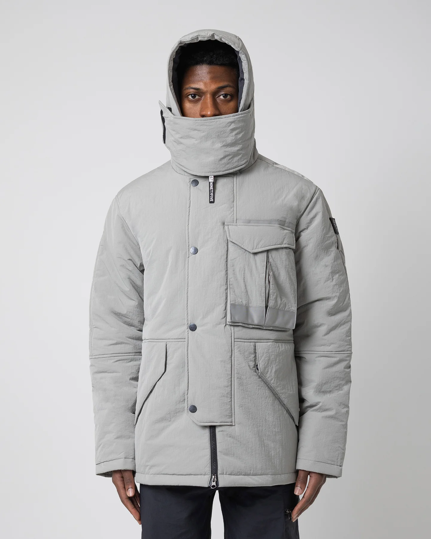 ST95 Proximity Parka Light Grey - Image 7