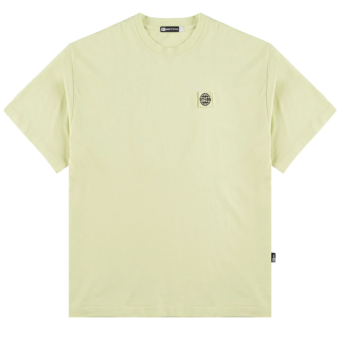 ST95 Urano Patch Oversized SS T-shirt Pale Green