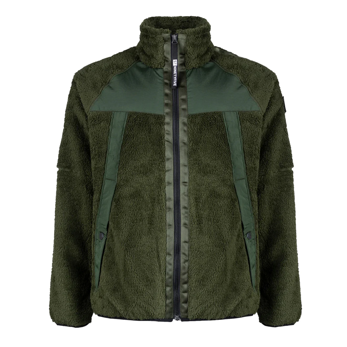 ST95 Zip Fleece Dark Green