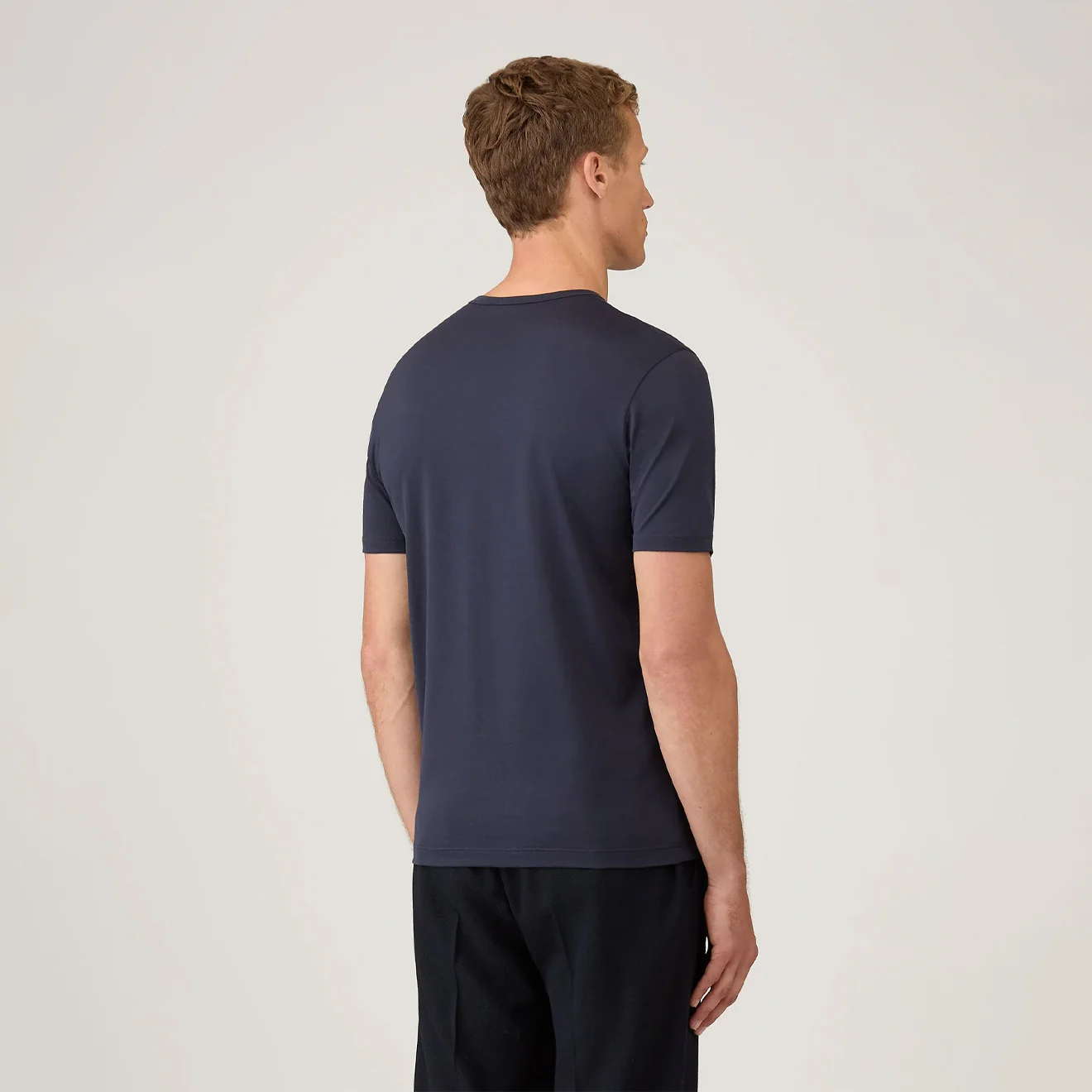 Sunspel Classic Crew T-Shirt Navy - Image 3