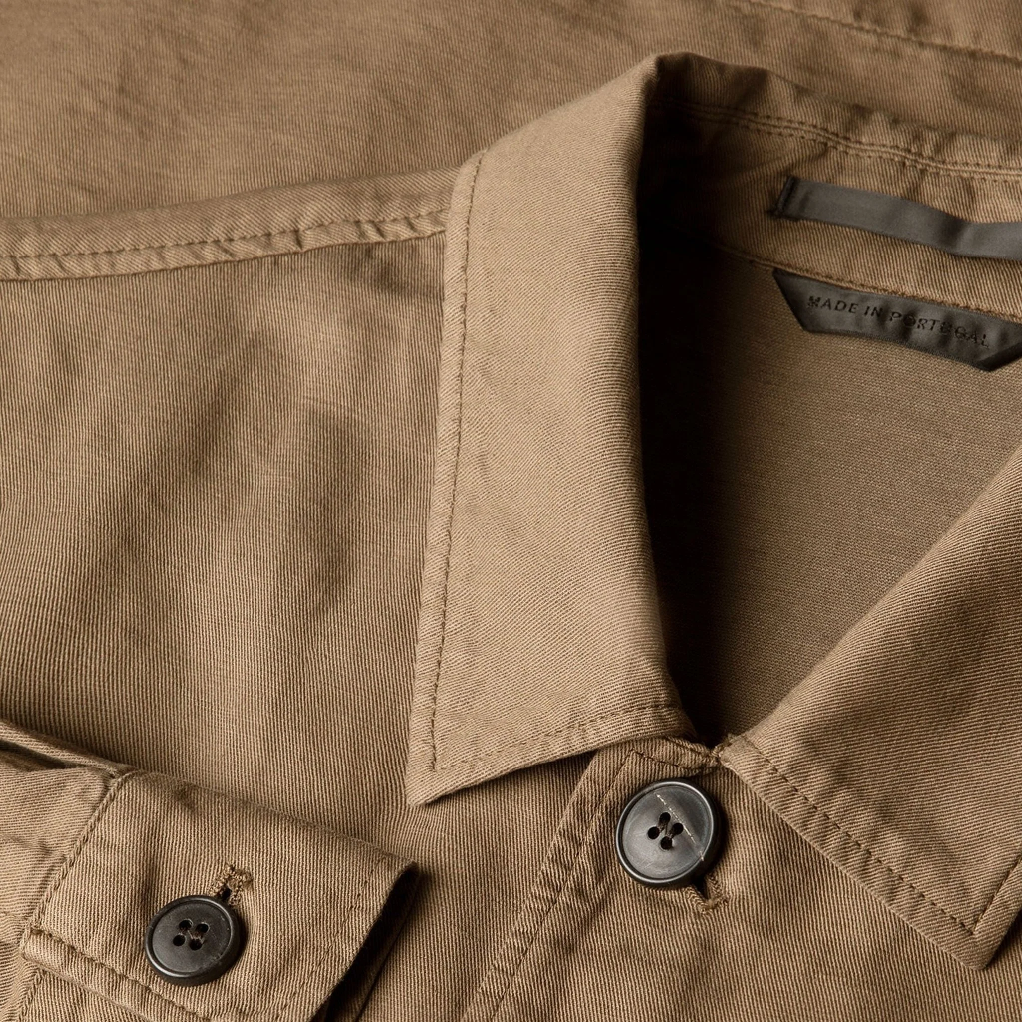 Sunspel Cotton Linen Jacket Dark Cedar - Image 2