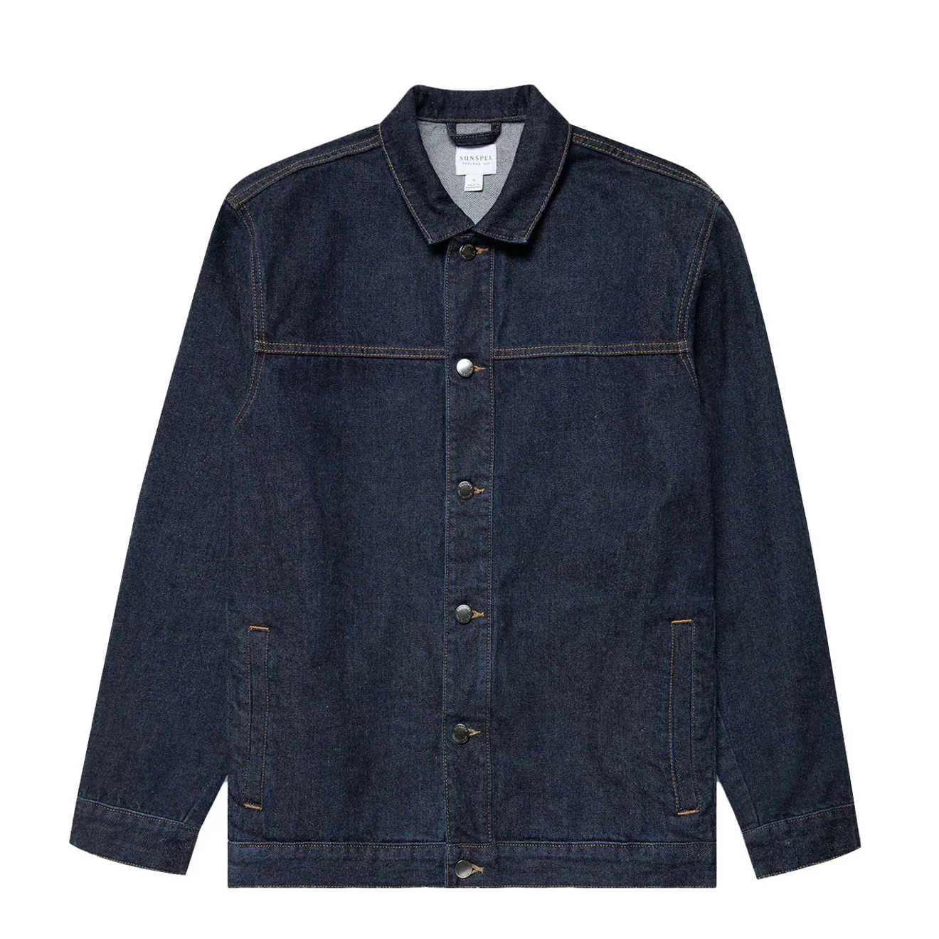 Sunspel Denim Jacket Denim Rinse Wash