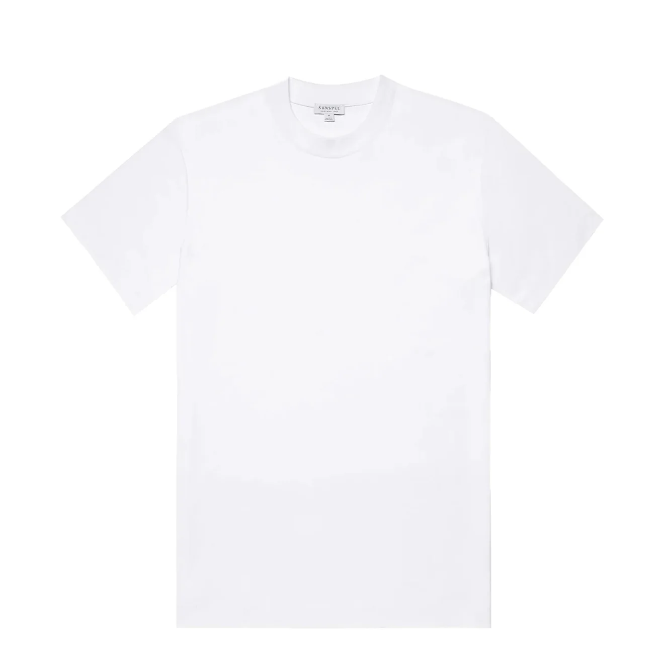 Sunspel Heavy Weight S/S Crew Tee White