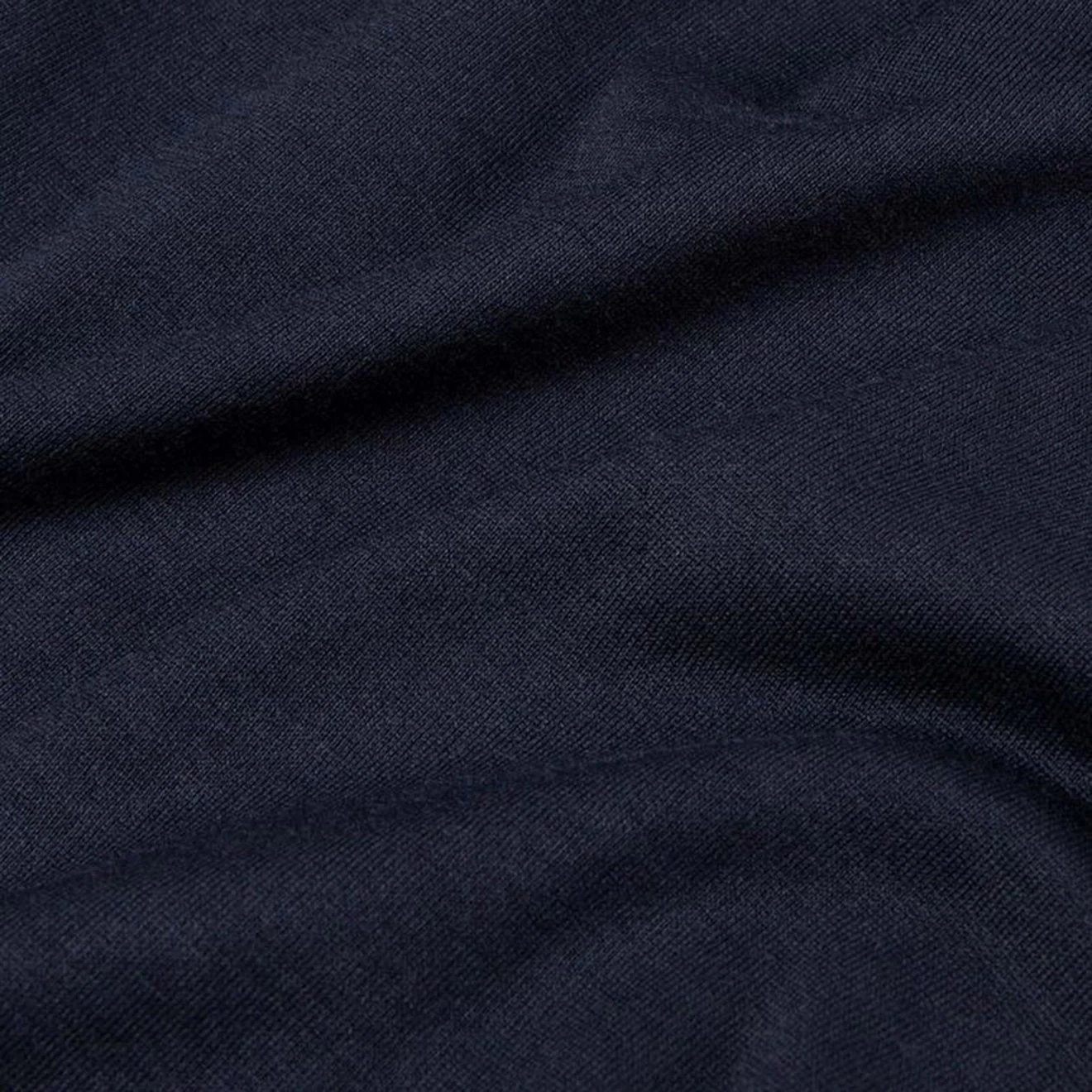 Sunspel Long Sleeve Crew Neck T-Shirt Navy - Image 4