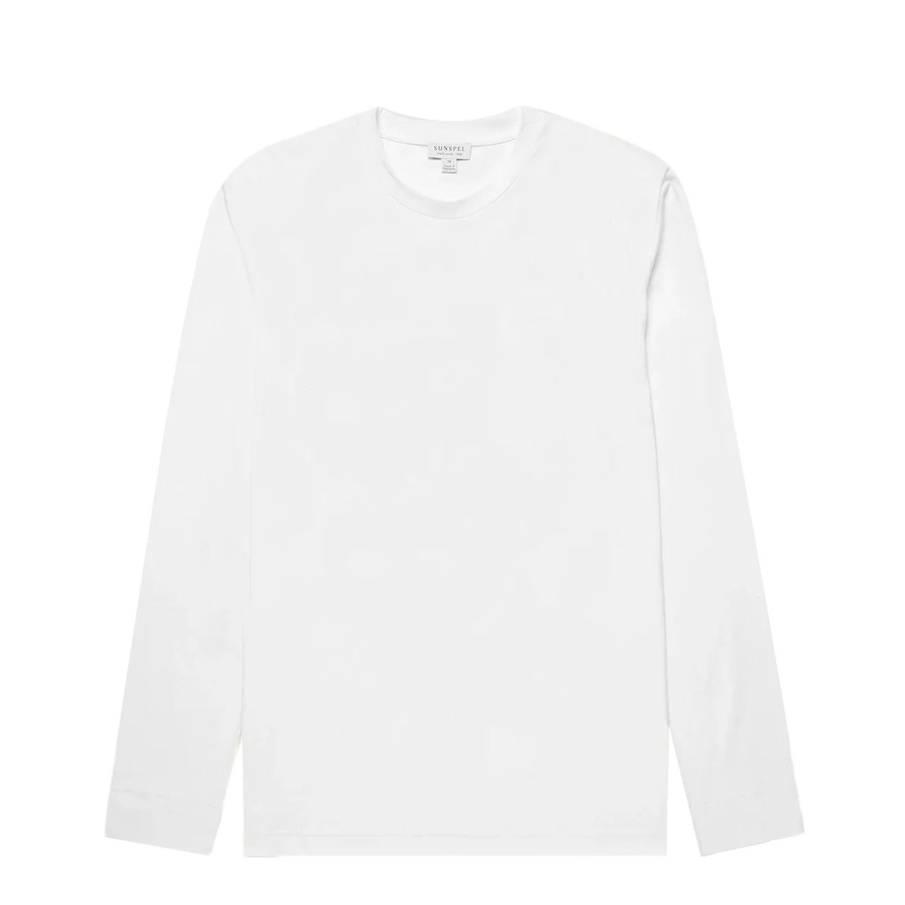 Sunspel LS Riviera T-Shirt White