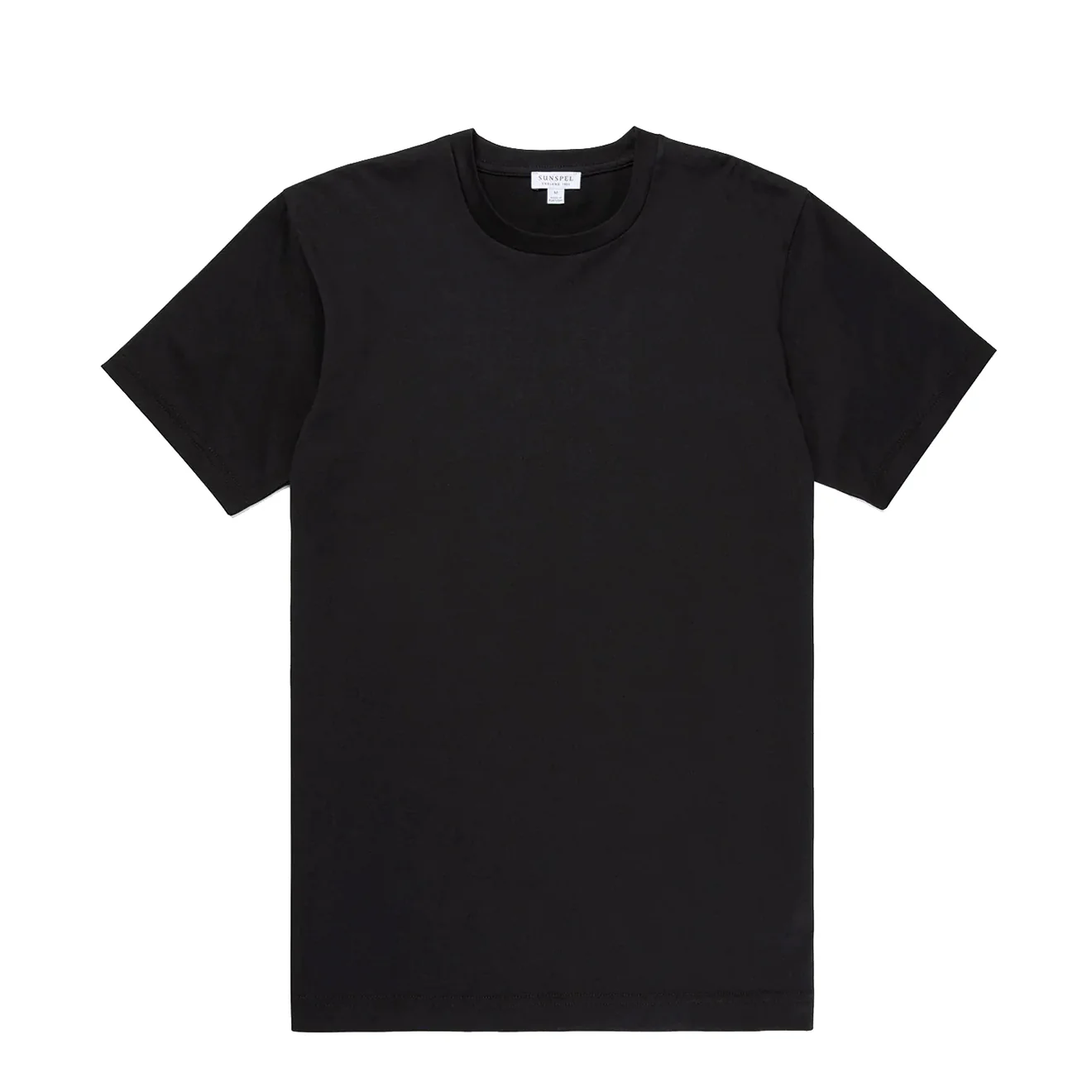 Sunspel Riviera Midweight T-Shirt Black