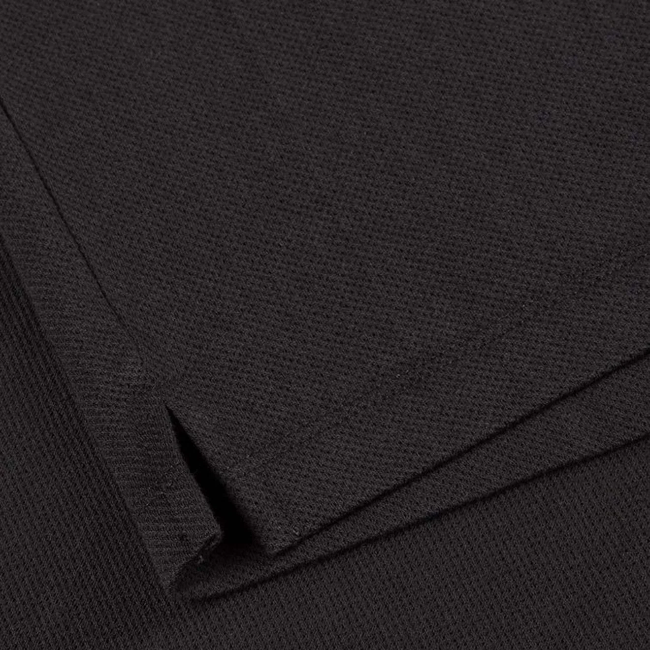 Sunspel Riviera S/S Polo Shirt Black - Image 6