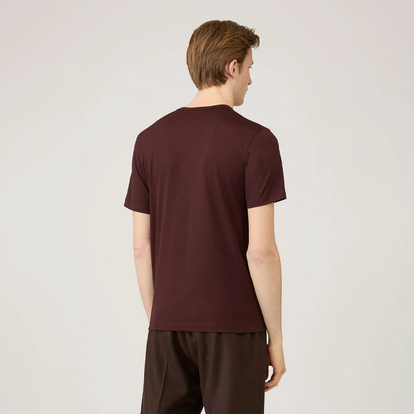 Sunspel S/S Classic T-Shirt Bakelite - Image 3