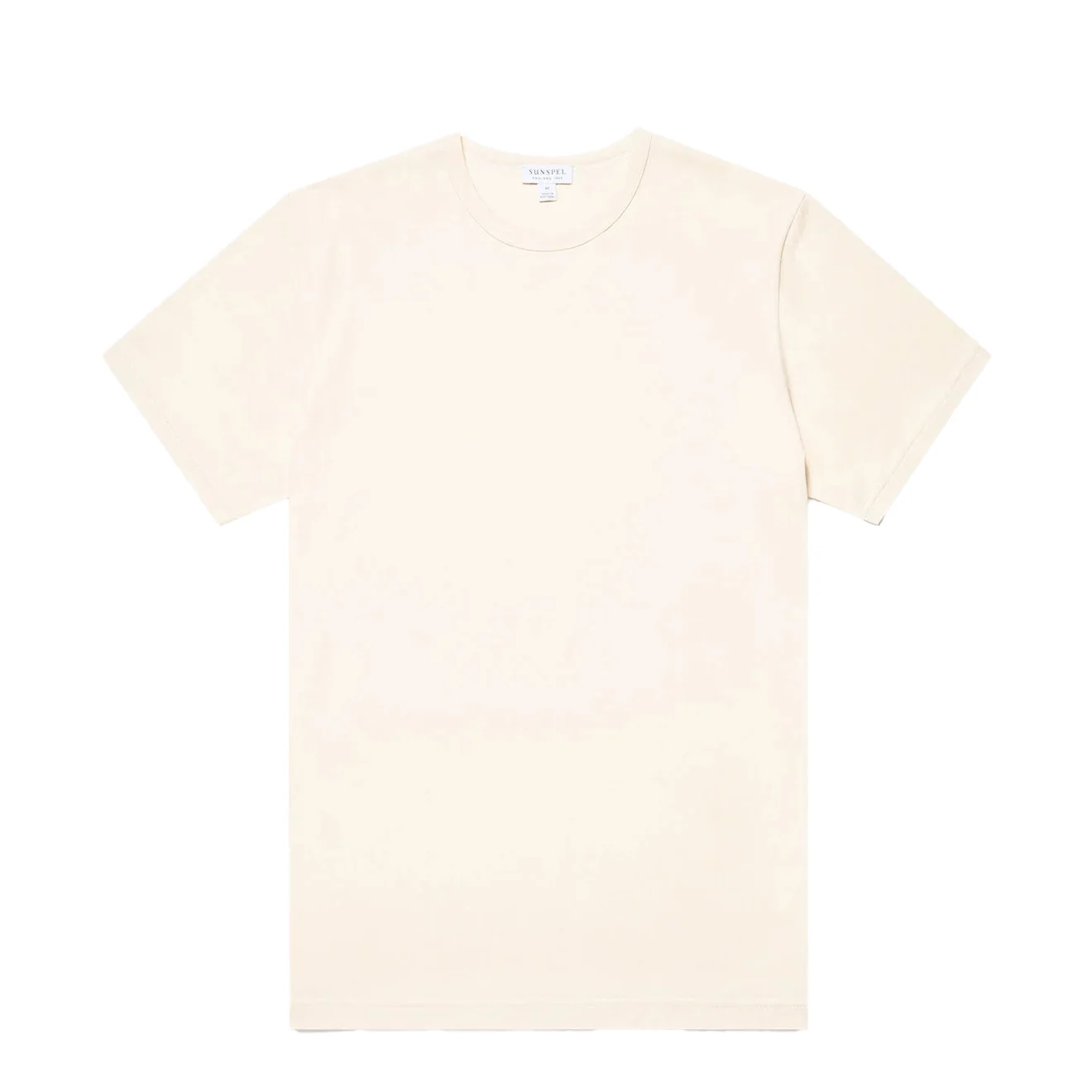 Sunspel S/S Crew Neck T-Shirt Undyed
