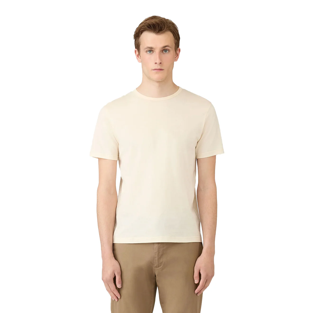 Sunspel S/S Crew Neck T-Shirt Undyed - Image 2