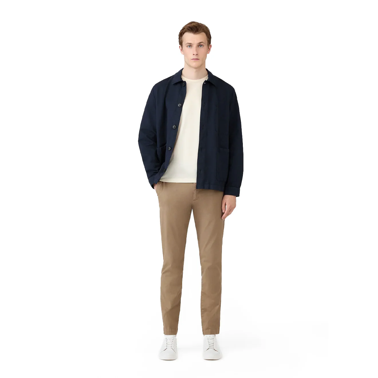 Sunspel S/S Crew Neck T-Shirt Undyed - Image 4
