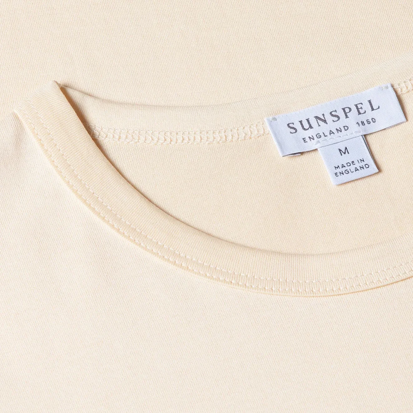 Sunspel S/S Crew Neck T-Shirt Undyed - Image 6
