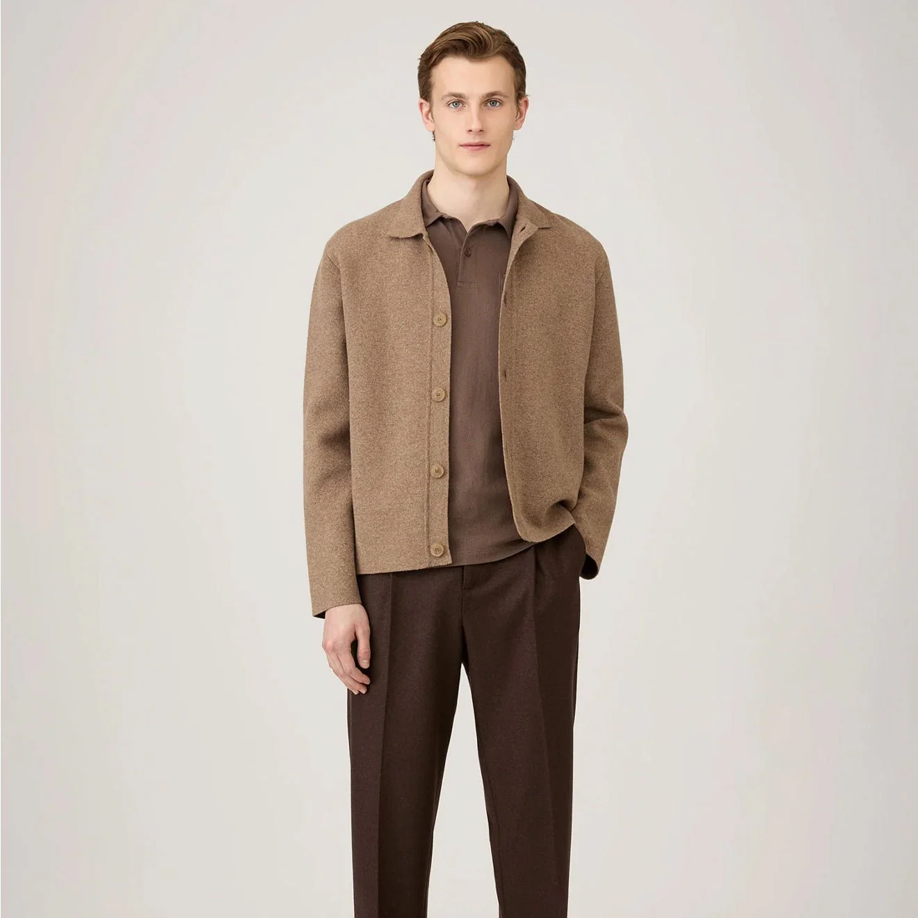 Sunspel S/S Riviera Polo Bark - Image 4