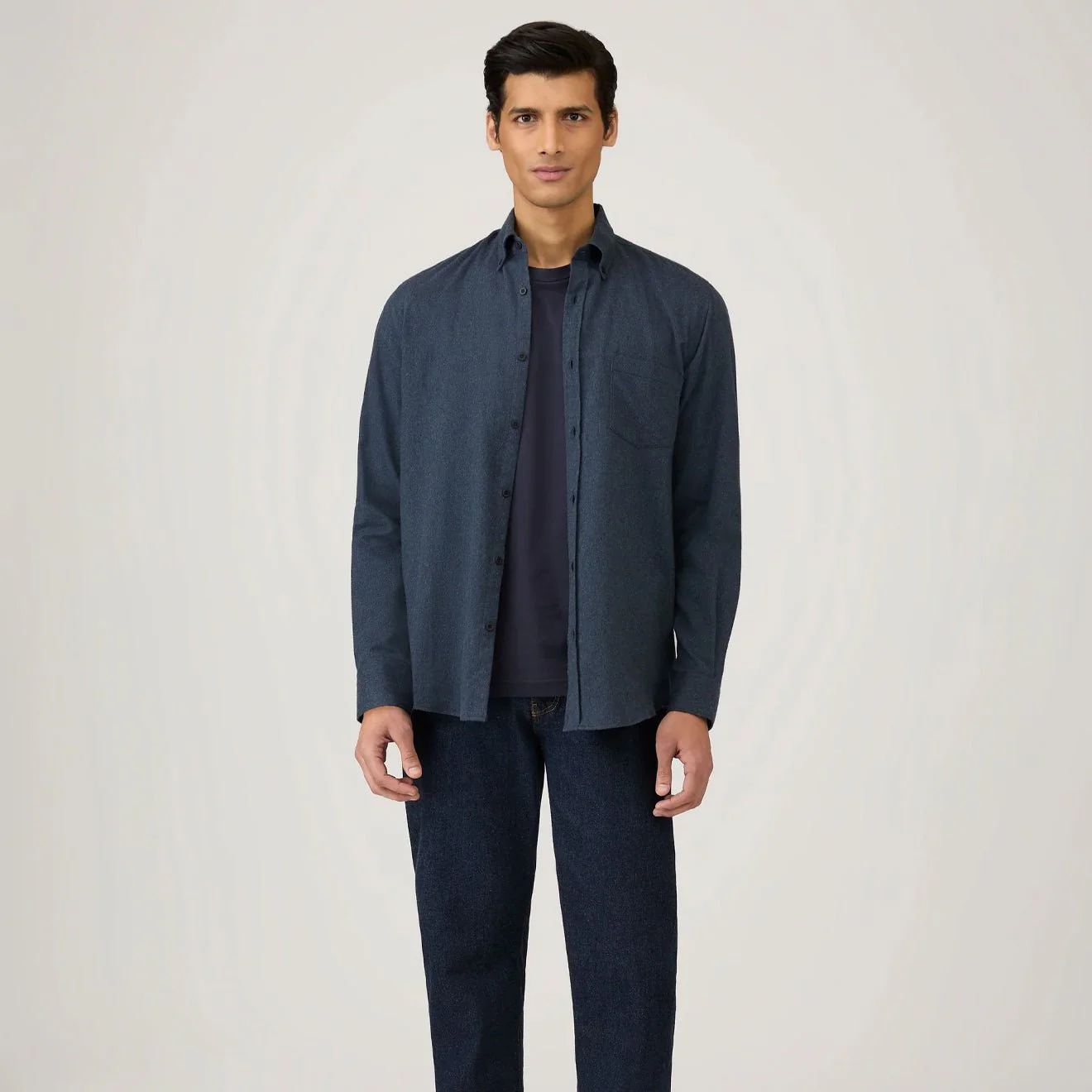 Sunspel S/S Riviera T-Shirt Navy - Image 4