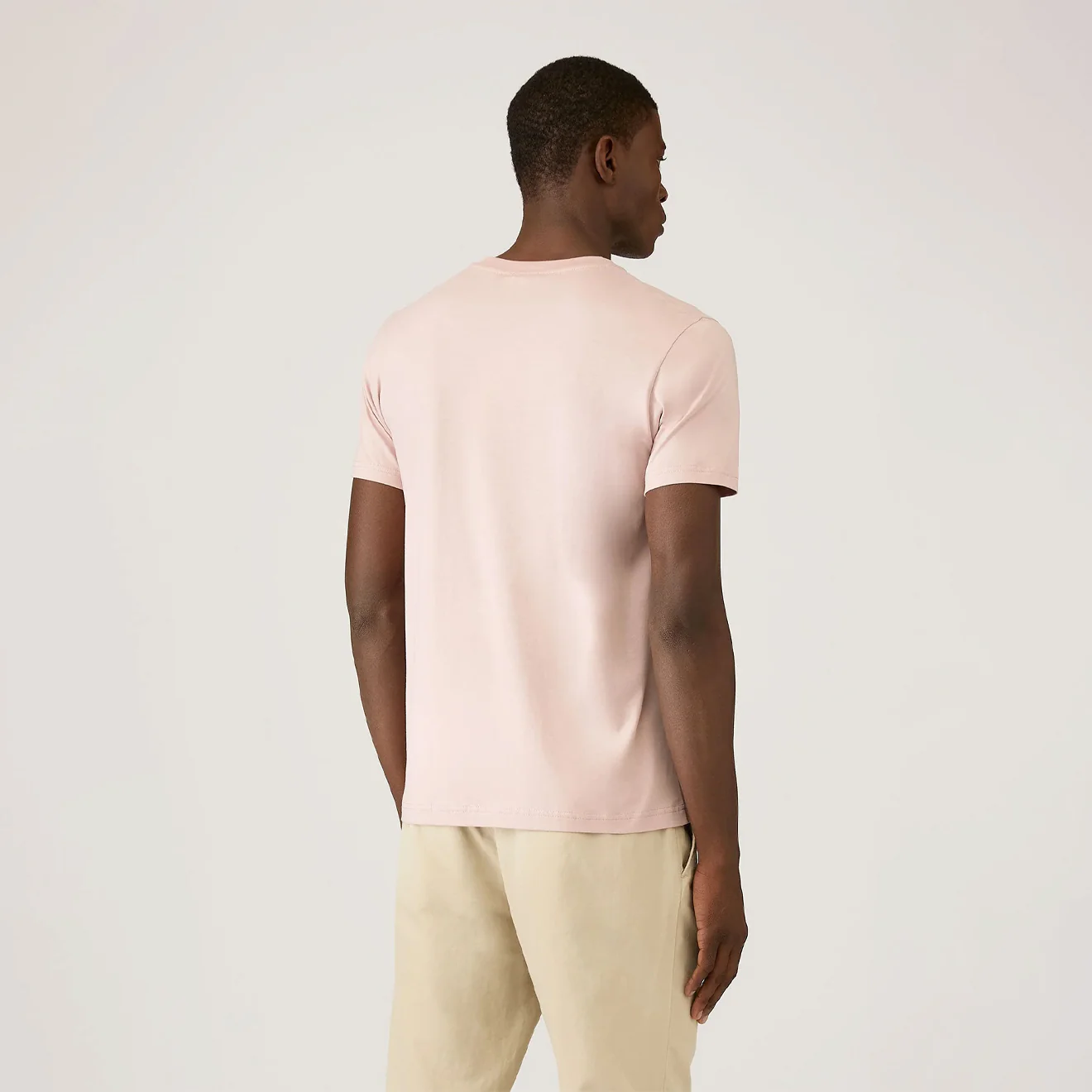 Sunspel SS Riviera T-Shirt Pale Pink - Image 3