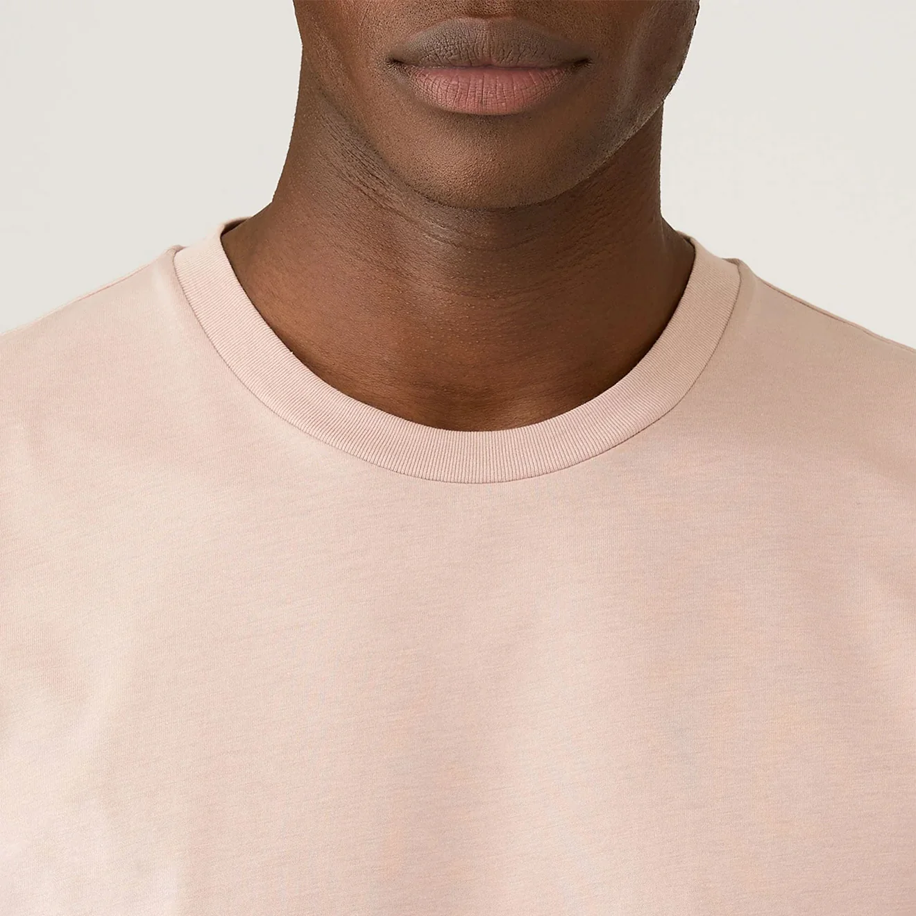 Sunspel SS Riviera T-Shirt Pale Pink - Image 4
