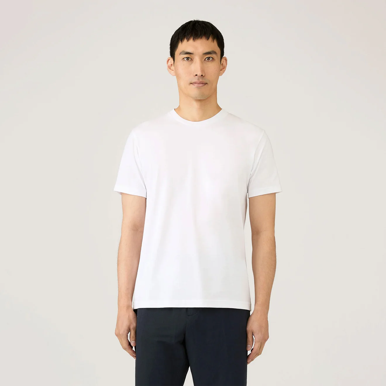 Sunspel SS Riviera T-Shirt White - Image 2