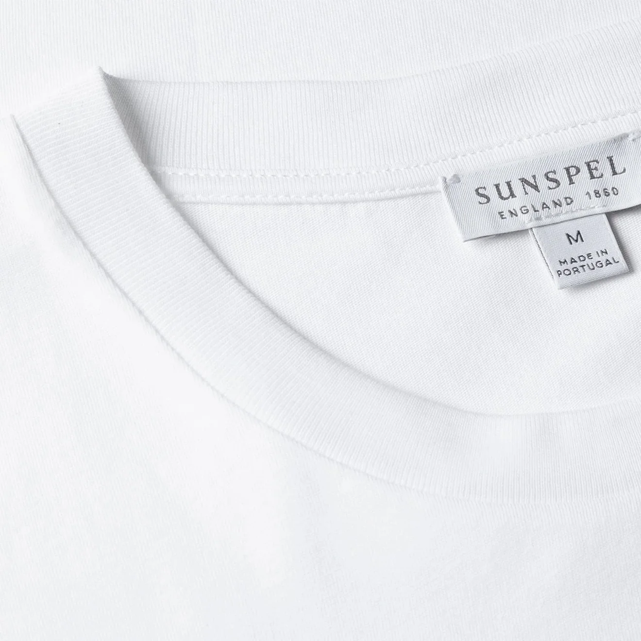 Sunspel SS Riviera T-Shirt White - Image 5