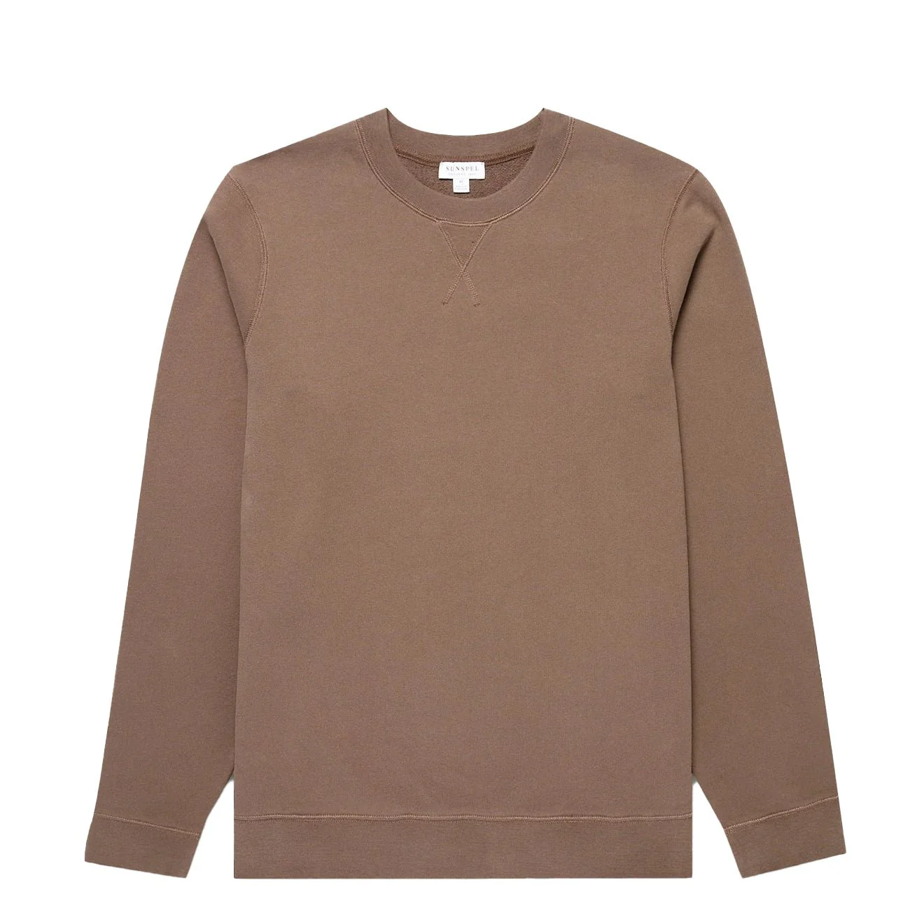 Sunspel Sweatshirt Bark