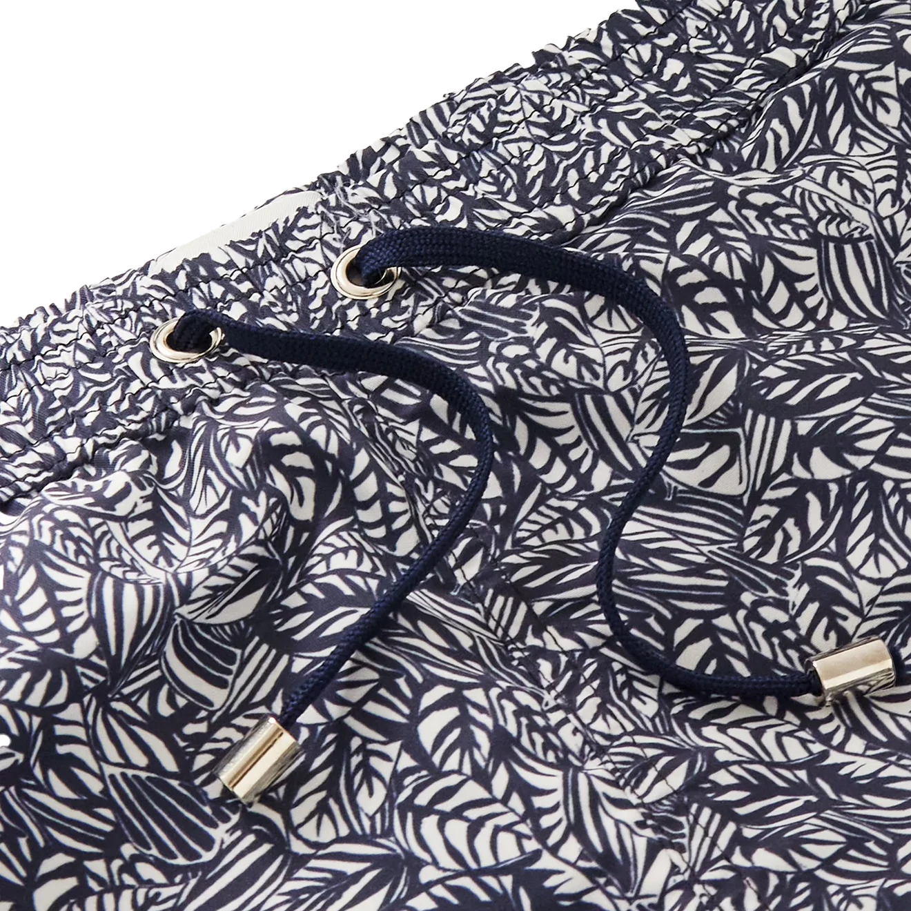 Sunspel Swim Shorts Navy Tropics Print - Image 2