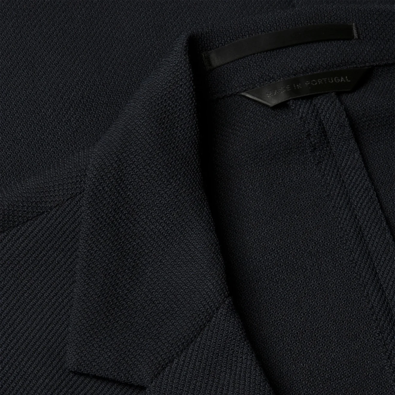 Sunspel Textured Wool Blazer Navy - Image 5