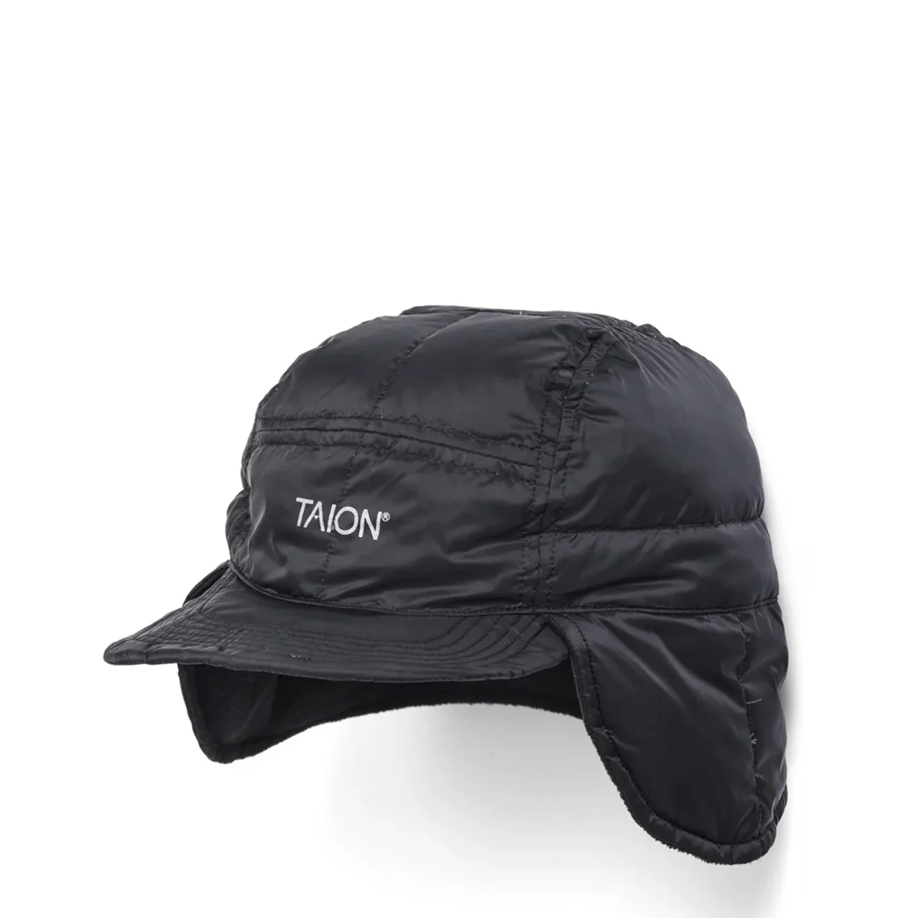 Taion Basic Dog Ear Down Cap Black - Image 2