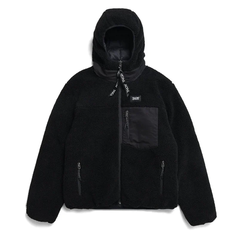Taion Down Boa Reversible Hoodie Black / Black - Image 2