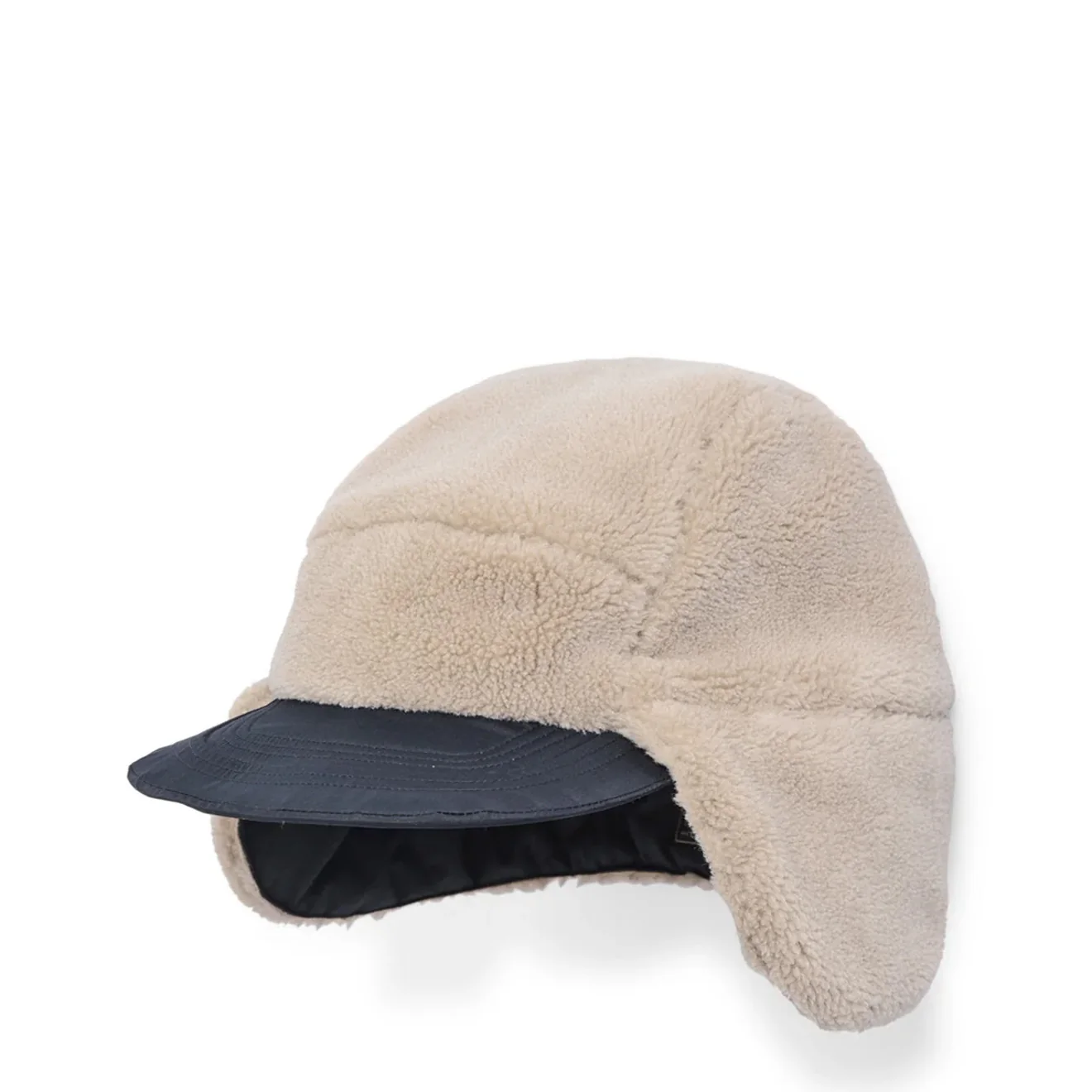 Taion Military Reversible Down Cap Dark Navy / Light Beige - Image 2