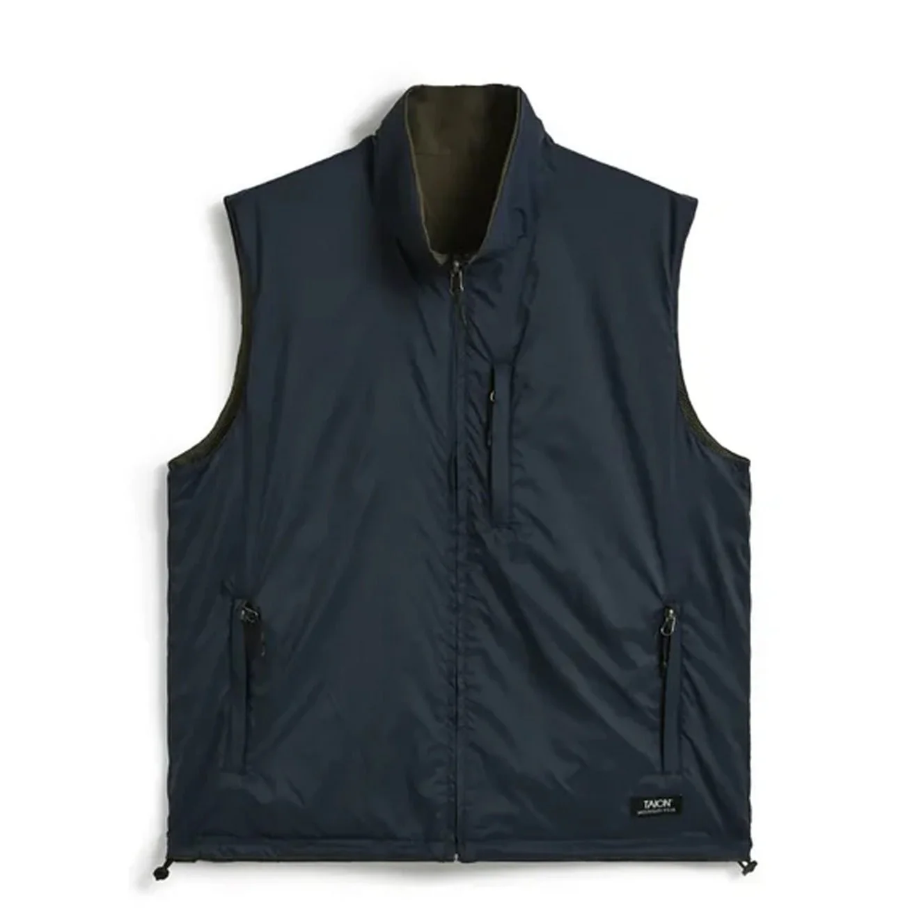 Taion Mountain Reversible Mesh Vest Dark Olive / Dark Navy - Image 2