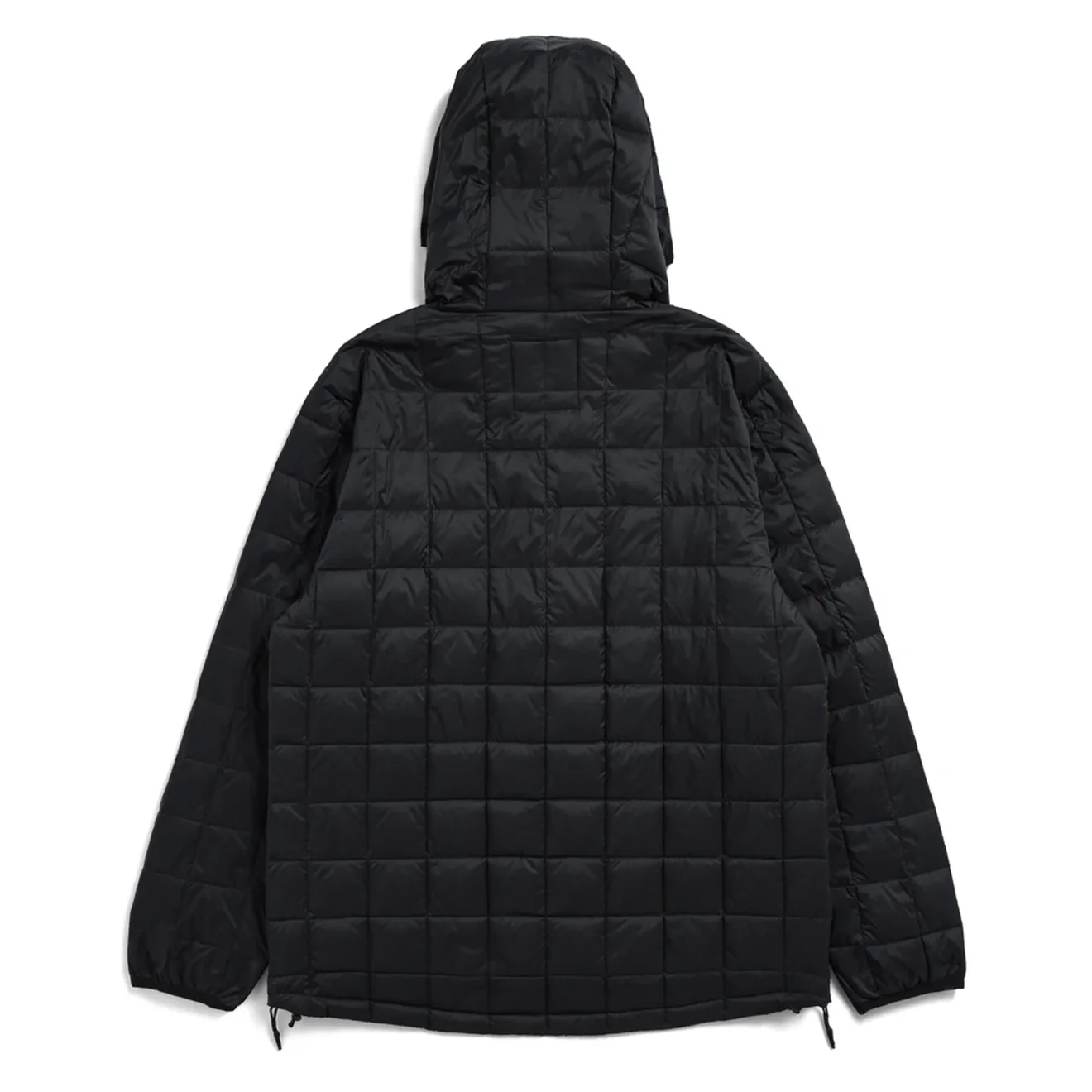 Taion Mountain W-Zip Pull-Over Light Down Hoodie Black - Image 2
