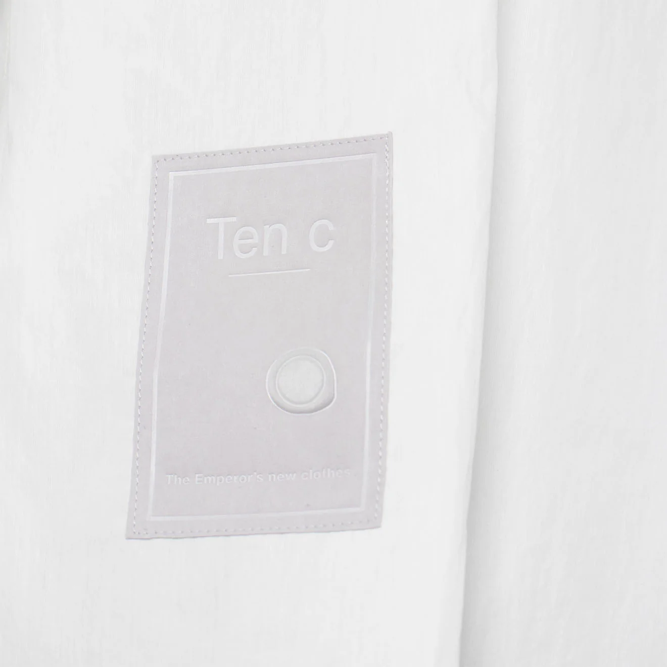Ten C Camicia Manica Corta Shirt White Snow - Image 4