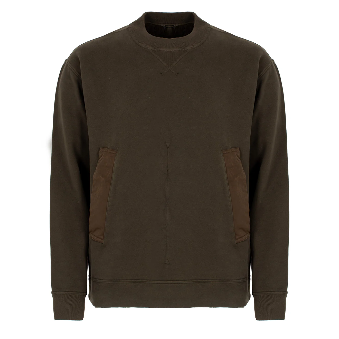 Ten C Crew Sweatshirt Felpa Girocollo Green