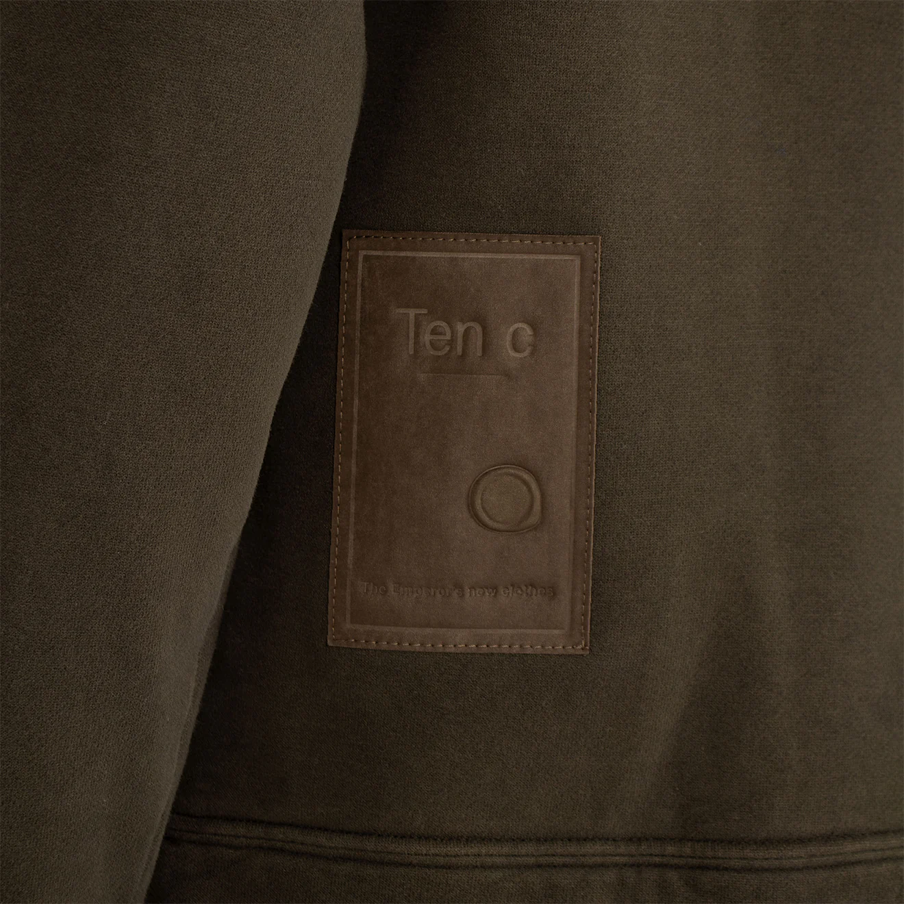 Ten C Crew Sweatshirt Felpa Girocollo Green - Image 4