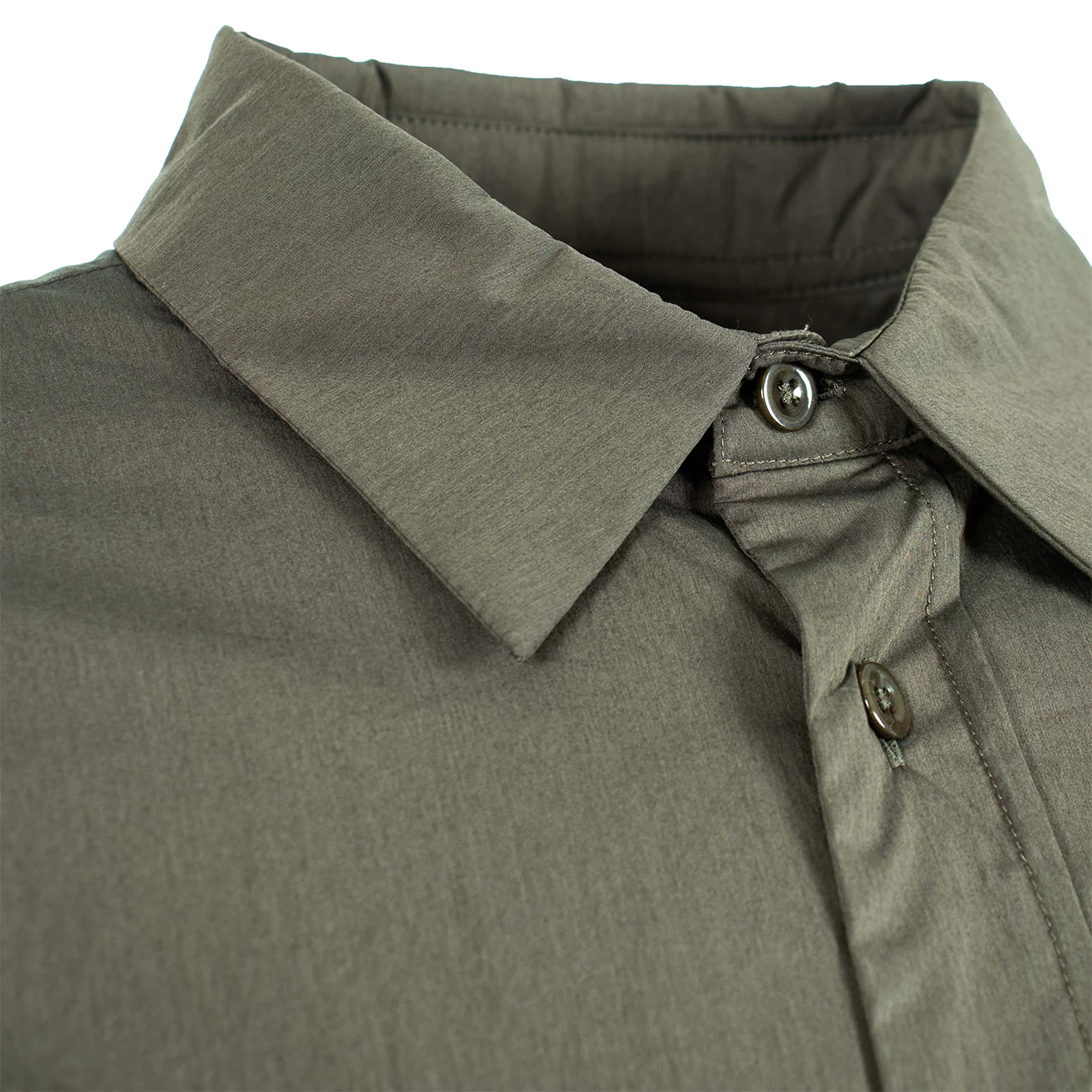 Ten C L/S Quited Camicia Imbottita Manica Shirt Green - Image 3
