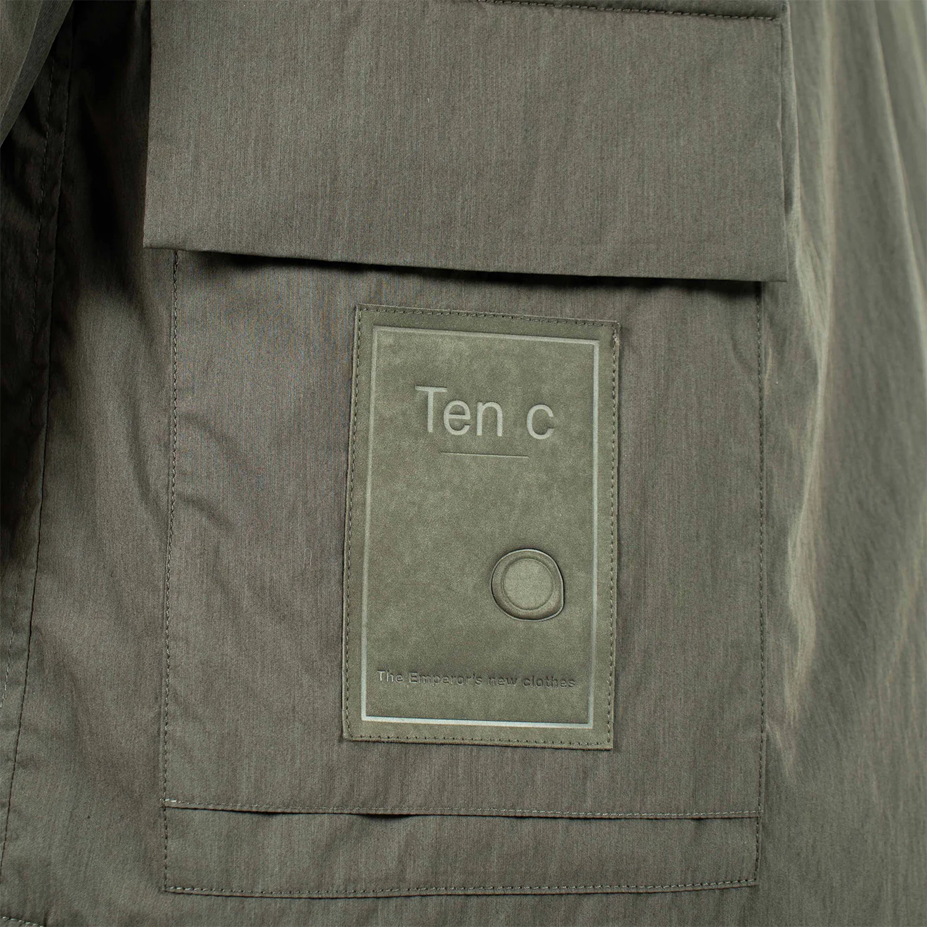 Ten C L/S Quited Camicia Imbottita Manica Shirt Green - Image 4
