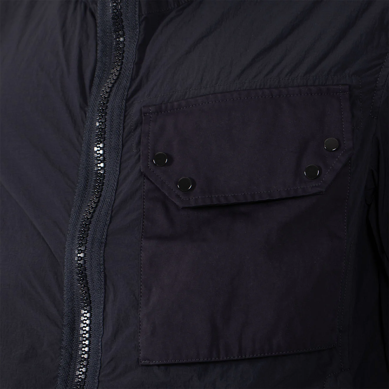 Ten C Lightweight Hooded Jacket Blue - Image 3