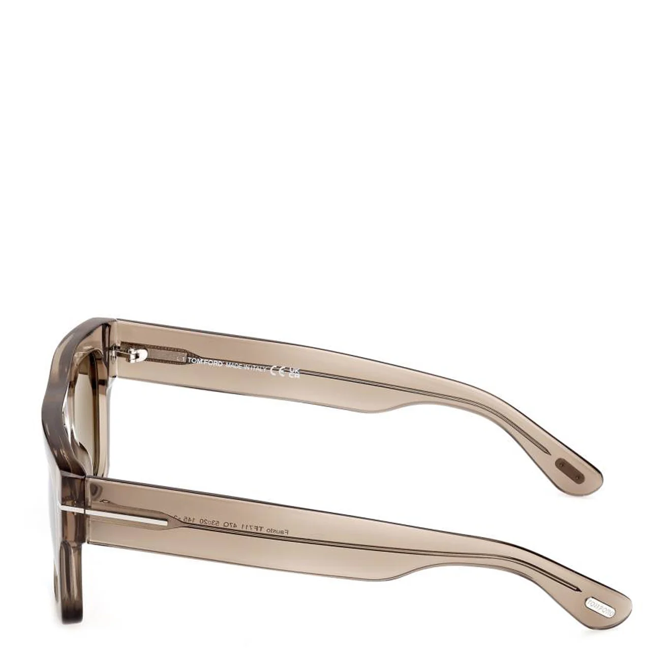 Tom Ford Fausto Sunglasses FT0711 47Q 53 Light Brown - Image 3