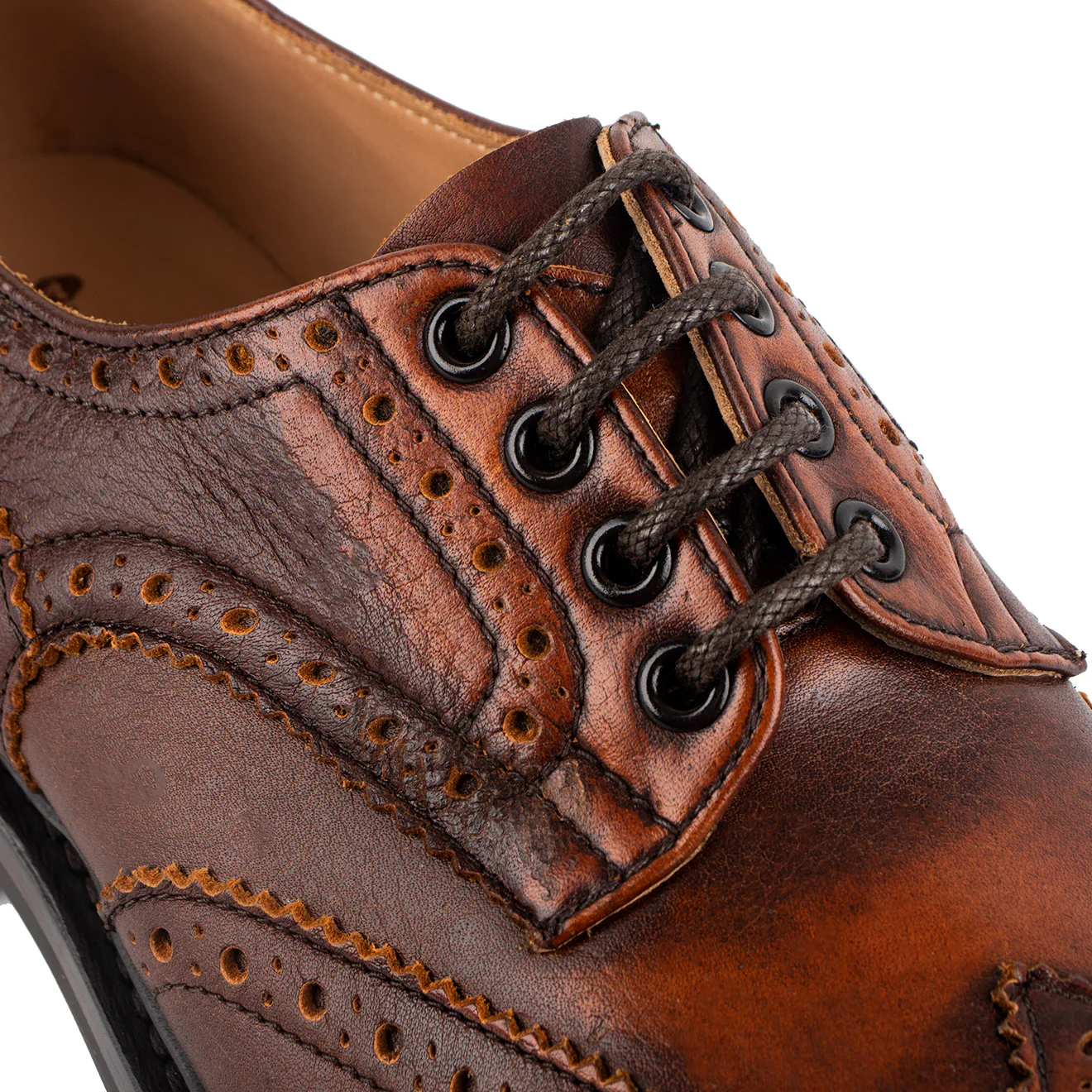 Trickers Bourton Country Shoe Caramel Kudu - Image 8