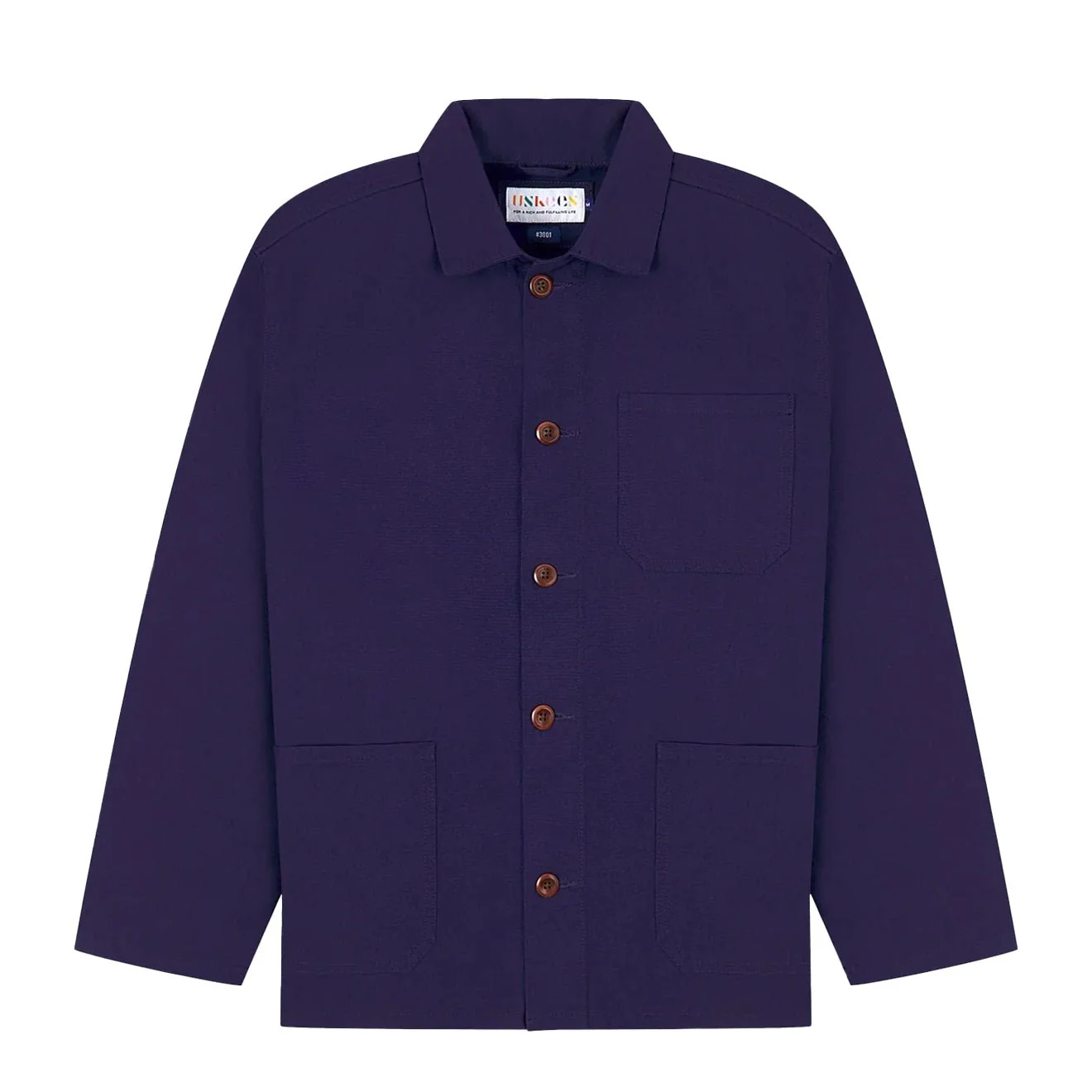Uskees 3001 Overshirt Deep Indigo