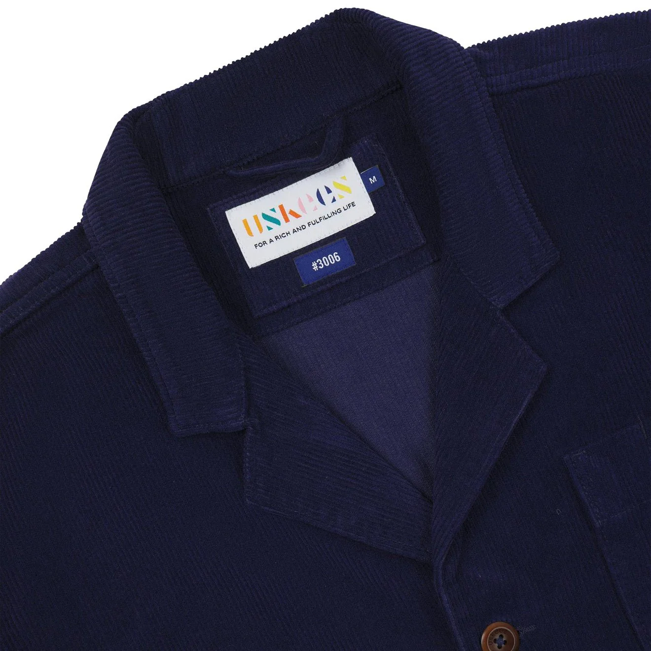 Uskees 3006 Cord Blazer Deep Indigo - Image 3