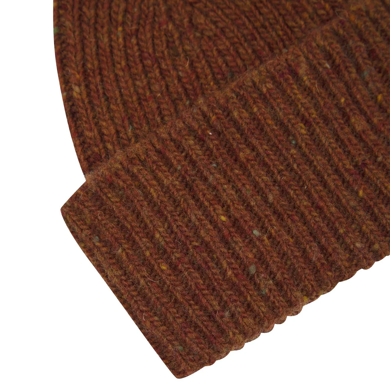 Uskees 4003 Speckled Donegal Wool Hat Chestnut - Image 2