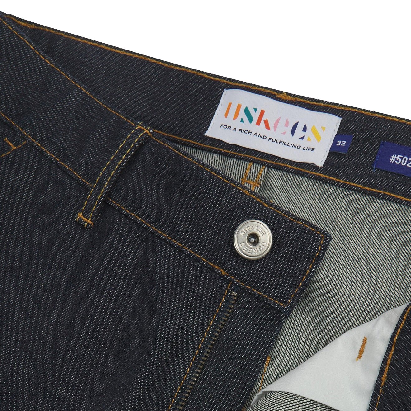 Uskees 5021 Painter Jeans Raw Denim - Image 4