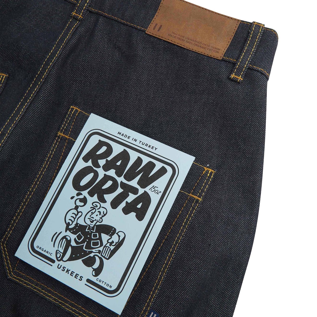 Uskees 5021 Painter Jeans Raw Denim - Image 5