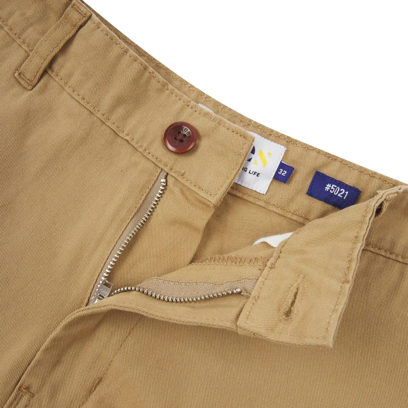 Uskees 5021 Twill Painter Pants Khaki - Image 3