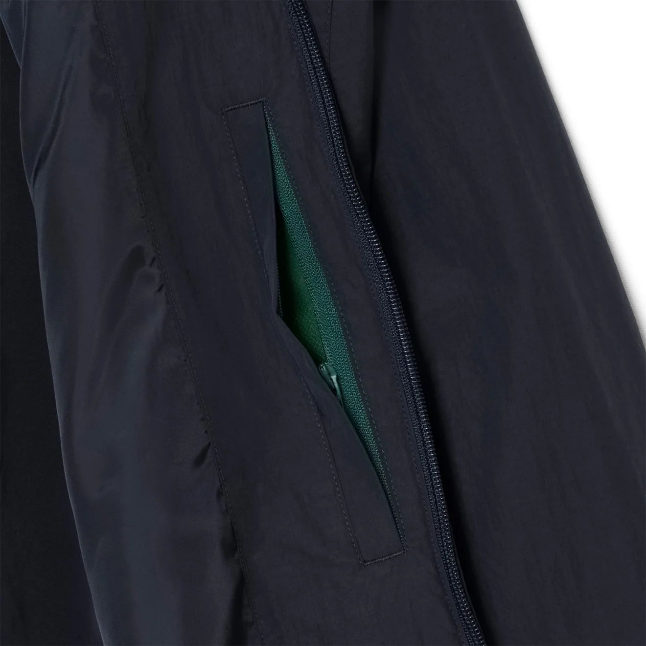 Lacoste Water-Repellent Textured Taffeta Jacket Blackbird - Image 9