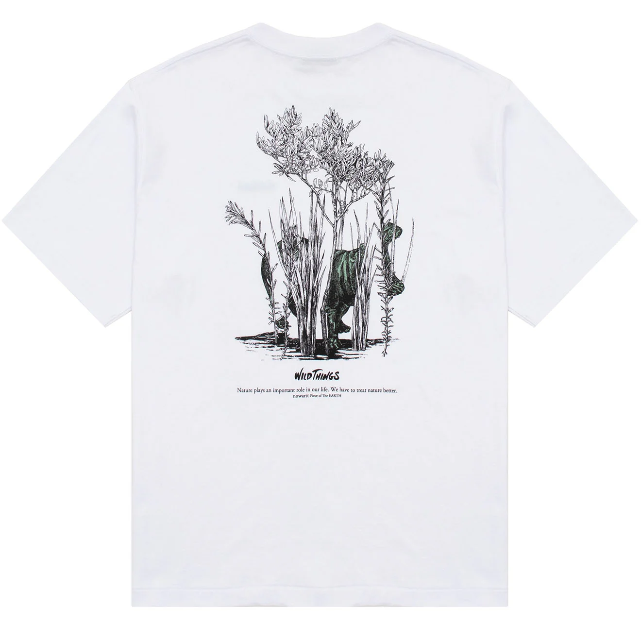 Wild Things Wild Animal T-Shirt One White - Image 2